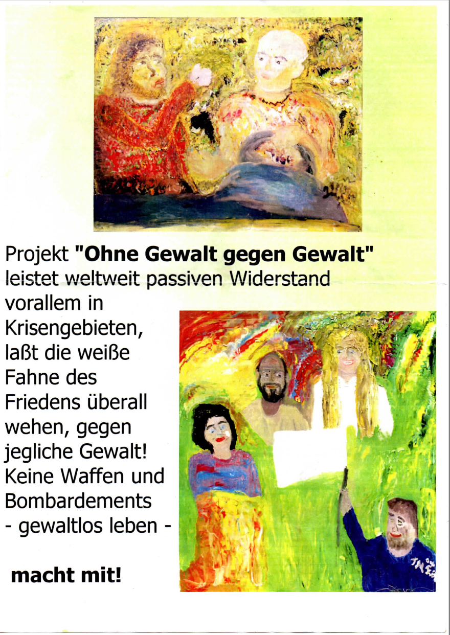 Ohne Gewalt gegen Gewalt